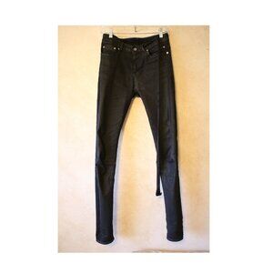 Rick Owens waxed jeans SBB Detroits size 26